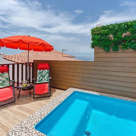 Bungalow Private Pool Bbq Air Conditioning Stunning Ocean View Costa Adeje  Esterno foto