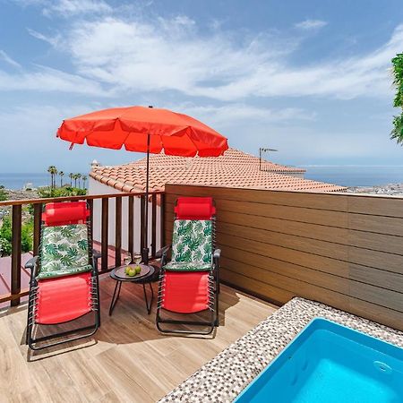 Bungalow Private Pool Bbq Air Conditioning Stunning Ocean View Costa Adeje  Esterno foto